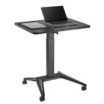 Maclean MC-453 B Mobile Laptop Desk with Pneumatic Height Adjustment