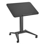 Maclean MC-453 B Mobile Laptop Desk with Pneumatic Height Adjustment - Image 4