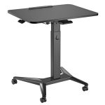 Maclean MC-453 B Mobile Laptop Desk with Pneumatic Height Adjustment - Image 5