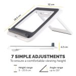 Fellowes I-Spire Series Quick Lift White 8210101 - Image 2