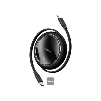 Baseus Free2Draw Retractable USB Type-C Male/ Type-C Male 100 W 1 m Black P10364500111-00