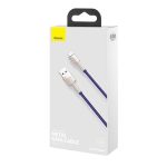 Baseus Cable Braided USB Type-A Male/ USB Type-C Male Purple 1 m CALJK-A05 - Image 2