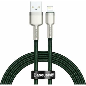 Baseus Cable Braided USB Type-A Male/ USB Type-C Male Green 1 m CALJK-A06