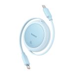 Baseus Cable Free2Pull Retractable USB Type-C/ Type-C USB 60 W 1 m Light Blue P10364500311-01
