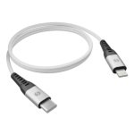 S-link 3 A Fast Charging Type-C To Lightning 1 m Silver 39647/STM55PD - Image 2