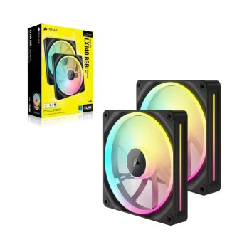 Corsair LX Series LX140 14cm Fan iCue Link Black Dual Pack CO-9051028-WW