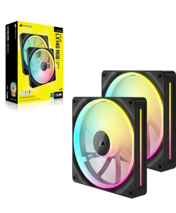 Corsair LX Series LX140 14cm Fan iCue Link Black Dual Pack CO-9051028-WW