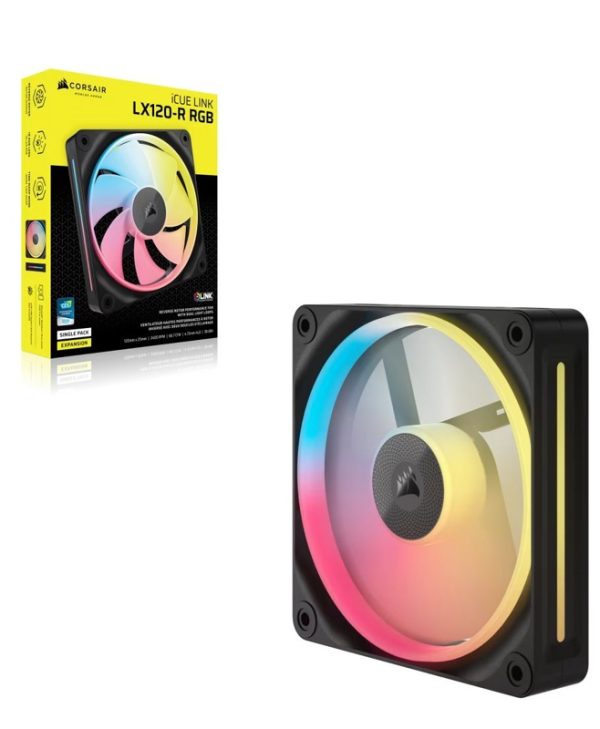 Corsair LX Series LX120-R 12cm Fan iCue Link Reverse Edition Black CO-9051049-WW