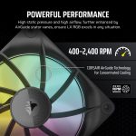 Corsair LX Series LX120-R 12cm Fan iCue Link Reverse Edition Black CO-9051049-WW - Image 12