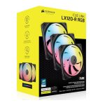 Corsair LX Series LX120-R 12cm Fan iCue Link Reverse Edition Black Triple Pack CO-9051050-WW - Image 16