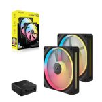 Corsair LX Series LX140-R 14cm Fan iCue Link Reverse Edition Black Dual Pack CO-9051052-WW