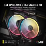 Corsair LX Series LX140-R 14cm Fan iCue Link Reverse Edition Black Dual Pack CO-9051052-WW - Image 11