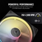 Corsair LX Series LX140-R 14cm Fan iCue Link Reverse Edition Black Dual Pack CO-9051052-WW - Image 12