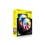 Corsair LX Series LX140-R 14cm Fan iCue Link Reverse Edition Black Dual Pack CO-9051052-WW - Image 14