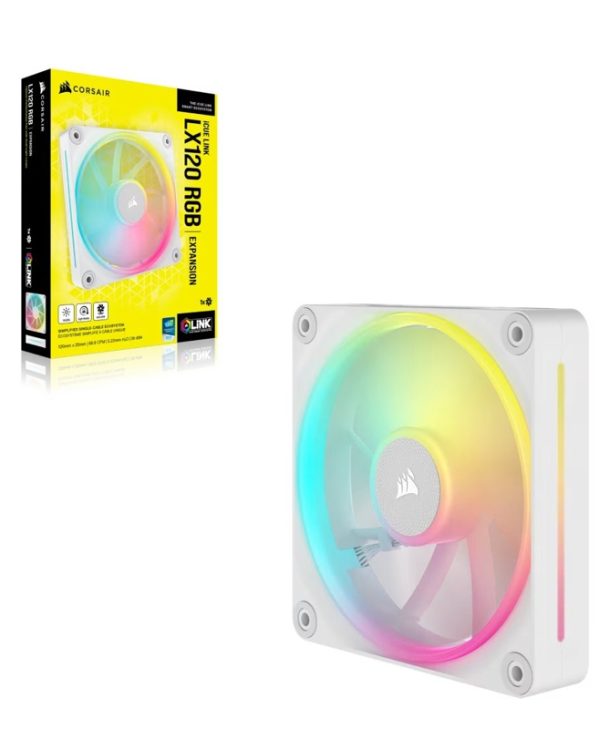 Corsair LX Series LX120 12cm Fan iCue Link White CO-9051029-WW