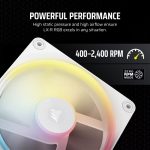 Corsair LX Series LX120-R 12cm Fan iCue Link Reverse Edition White Triple Pack CO-9051054-WW - Image 12