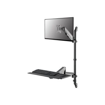 Neomounts Mounting Kit (Sit-Stand Desk and  Monitor Arm) 17"-32"  Black WL90-325BL1