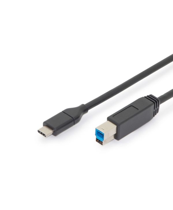Digitus Usb Cable TypeC To TypeB Black 1.8m AK-300149-018-S