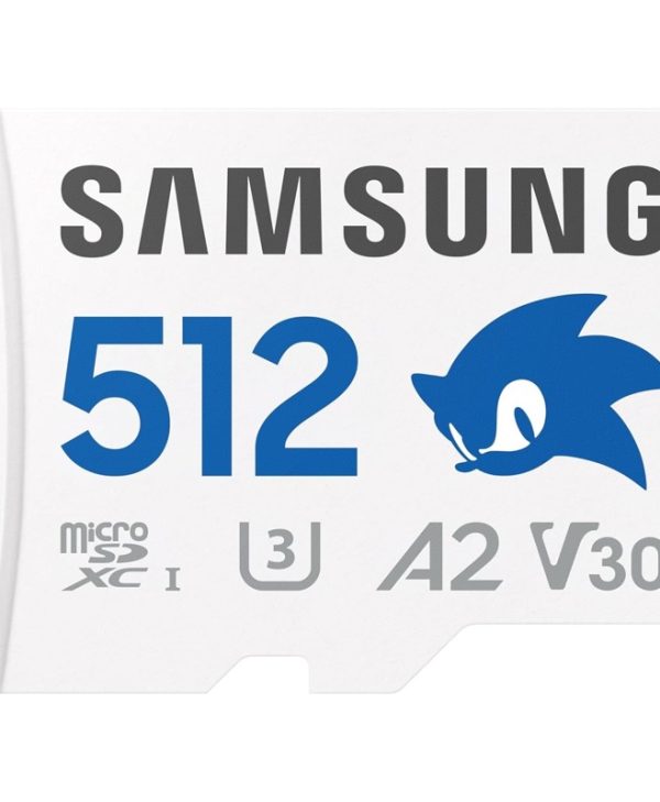 Samsung Pro Plus Sonic the Hedgehog Kit MicroSDXC 512GB UHS-I U3 A2 Class10 MB-MD512SA/LC1
