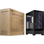 Asus A31 PLUS Gaming Midi Tower Case Wraparound Tempered Glass A-RGB BTF Black 90DC00R0-B19000