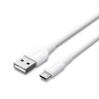 Vention USB-A 2.0 Male to Micro USB 2m White CTIWH