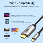 Vention Cable USB-C Male to HDMI Male 2M Black CGUBH - Image 4