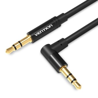 Vention 3.5mm Male to 90° 3.5mm Male 1M Black BAKBF-T