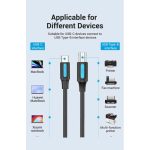 Vention USB-C 2.0 Male to USB-B Male 2m Black CQUBH - Image 2