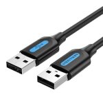 Vention USB-A 2.0 Male to USB-B Male 0.25M Black COJBC - Image 2