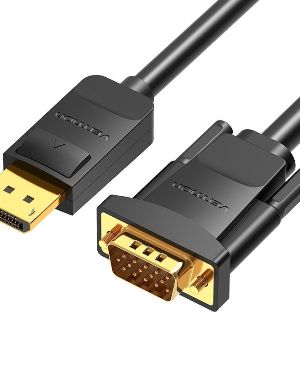 Vention DisplayPort Male to VGA Male Black 2M HBLBH