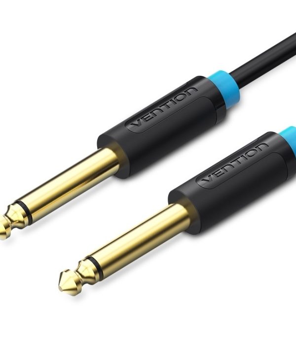 Vention 6.3mm Male to 6.3mm Male Black 10m BAABL