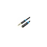 Vention Braided 3.5mm Male to 3.5mm Female Black 2m VAB-B06-B200-M