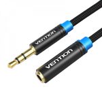 Vention Braided 3.5mm Male to 3.5mm Female Black 2m VAB-B06-B200-M - Image 2