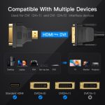 Vention HDMI Male to DVI-I Female Black ECCB0 - Image 5