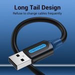 Vention USB 2.0 USB-A Male to USB-A Male 1m Black COJBF - Image 2