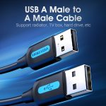 Vention USB 2.0 USB-A Male to USB-A Male 1m Black COJBF - Image 4