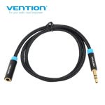Vention Braided 3.5mm Male to 3.5mm Female 3m Black VAB-B06-B300-M - Image 3