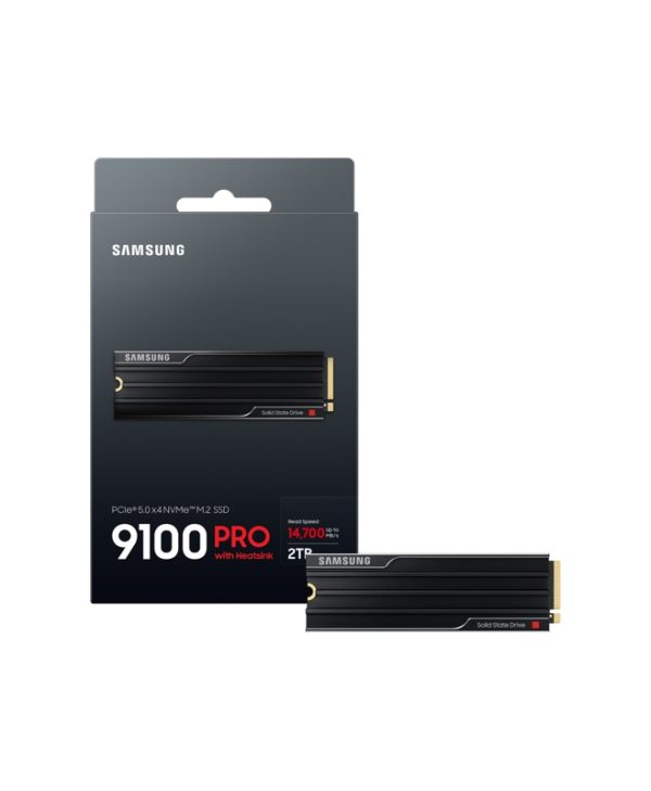 Samsung 9100 Pro HS 2TB M.2 2280 PCIe Gen5x4 Heatsink MZ-VAP2T0CW
