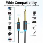 Vention 3.5mm Male to 6.3mm Male 3m Black BABBI - Image 2