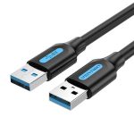 Vention USB 3.0 USB-A Male to USB-A Male 0.5m Black CONBD - Image 2