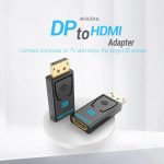 Vention DisplayPort Male to HDMI Female Black HBMB0 - Image 2