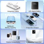 Vention 10.000mAh 22.5W Power Bank White FHOW0 - Image 4