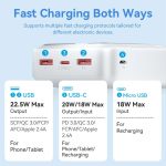 Vention 30.000mAh 22.5W Power Bank White FHMW0 - Image 2