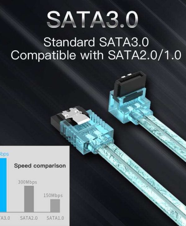 Vention SATA 3.0 Hard Drive Cable 0.5M Blue KDDSD