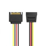 Vention SATA 15-Pin Male to SATA 15-Pin Female 0.3M Black KDABY - Image 2