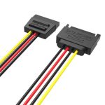 Vention SATA 15-Pin Male to SATA 15-Pin Female 0.3M Black KDABY - Image 4