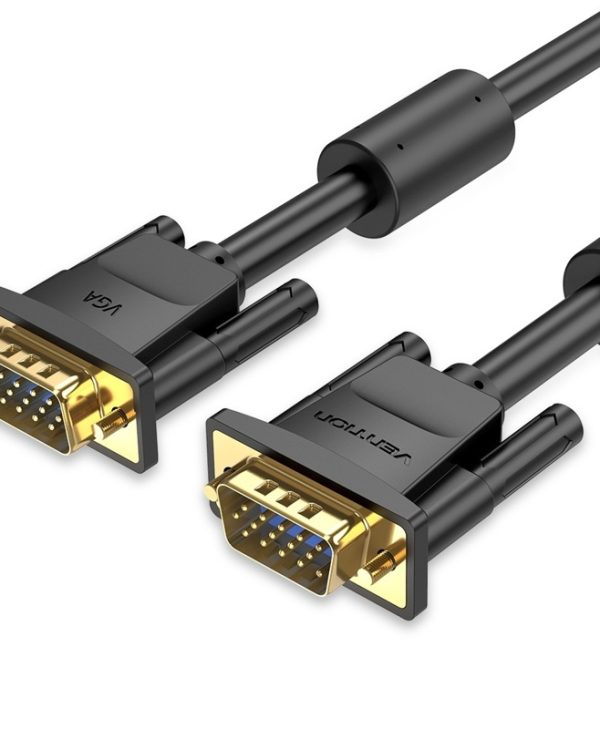 Vention VGA (3+6) Male to VGA Male 25M Black DAEBS