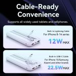 Vention 20.000mAh 22.5W Power Bank White FHPW0 - Image 4