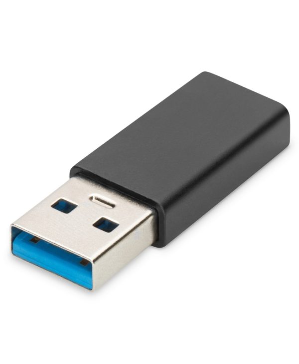 Digitus Adapter USB-A 3.0 Male to USB-C Female Black AK-300524-000-S