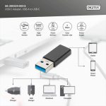 Digitus Adapter USB-A 3.0 Male to USB-C Female Black AK-300524-000-S - Image 4
